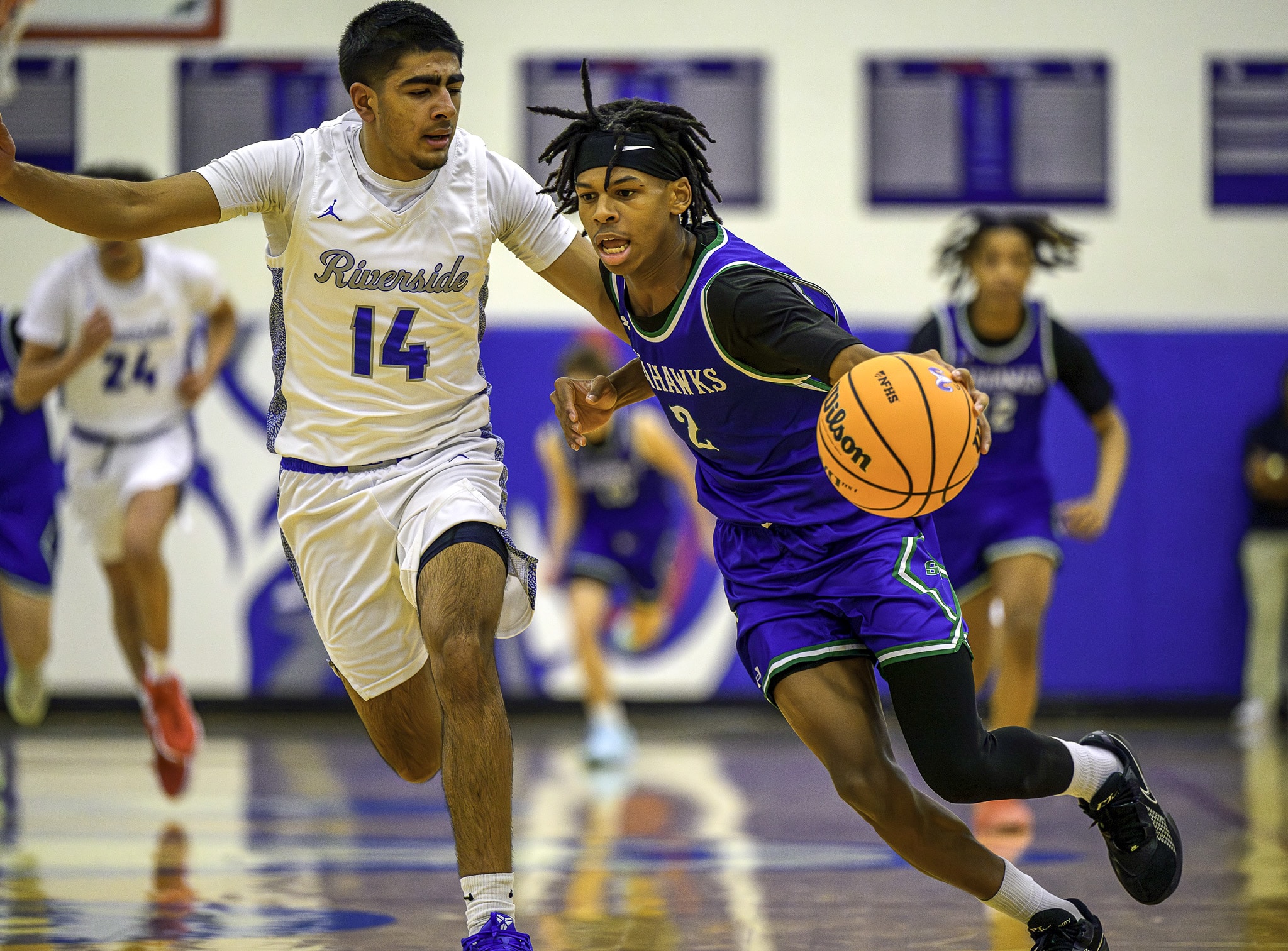 Riverside fast break drive